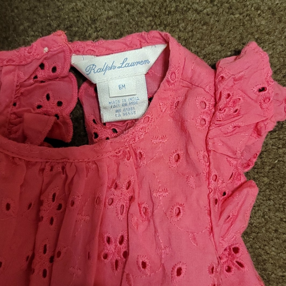 4/$20 Ralph Lauren romper - Picture 3 of 3
